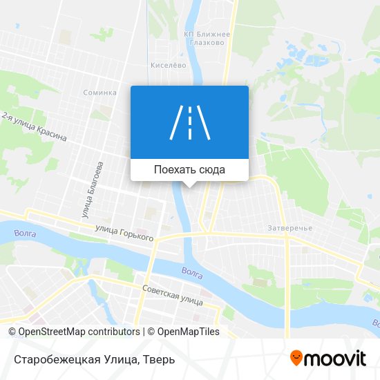 Карта Старобежецкая Улица