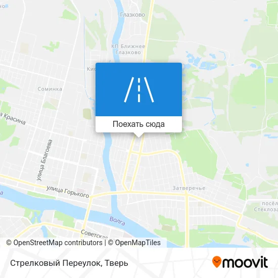Карта Стрелковый Переулок