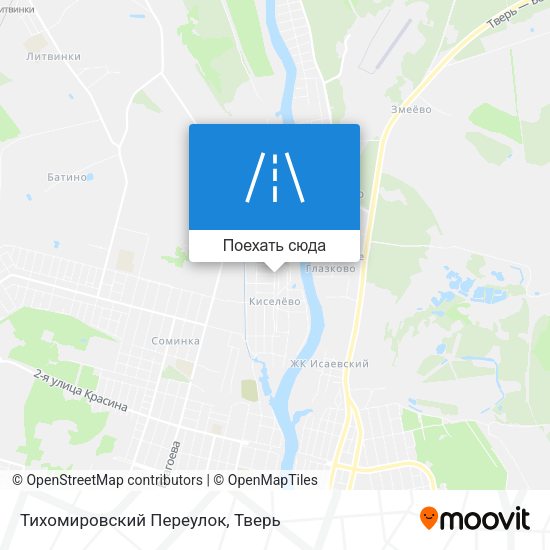 Карта Тихомировский Переулок