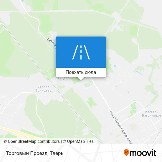 Карта Торговый Проезд