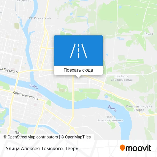 Карта Улица Алексея Томского