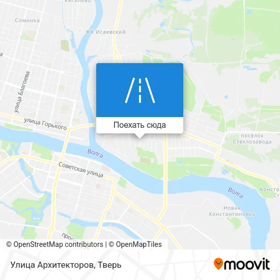 Карта Улица Архитекторов