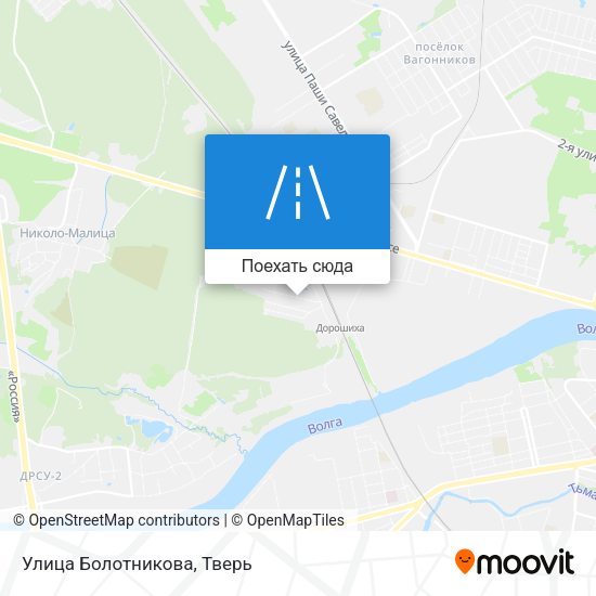 Карта Улица Болотникова