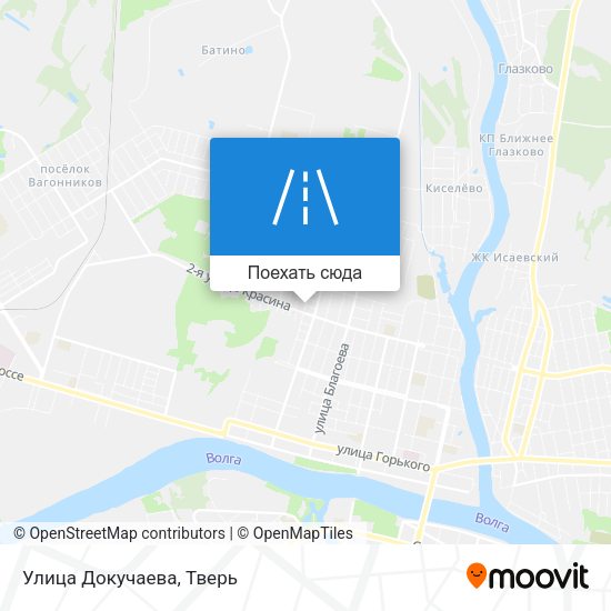 Карта Улица Докучаева