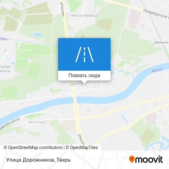 Карта Улица Дорожников