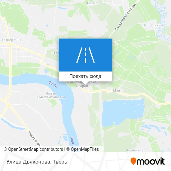 Карта Улица Дьяконова