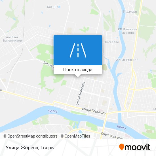 Карта Улица Жореса