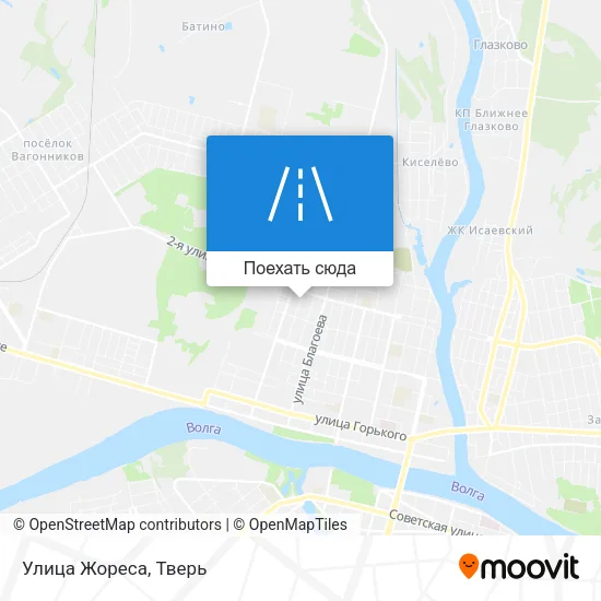 Карта Улица Жореса