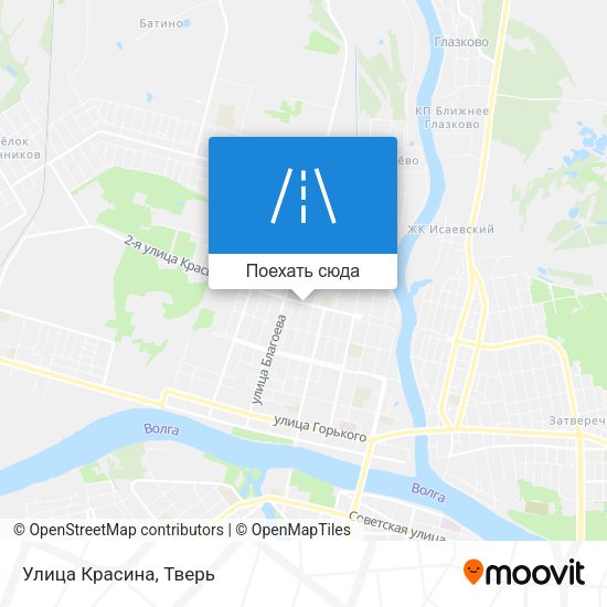 Карта Улица Красина