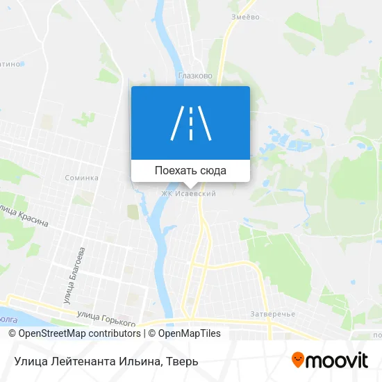 Карта Улица Лейтенанта Ильина