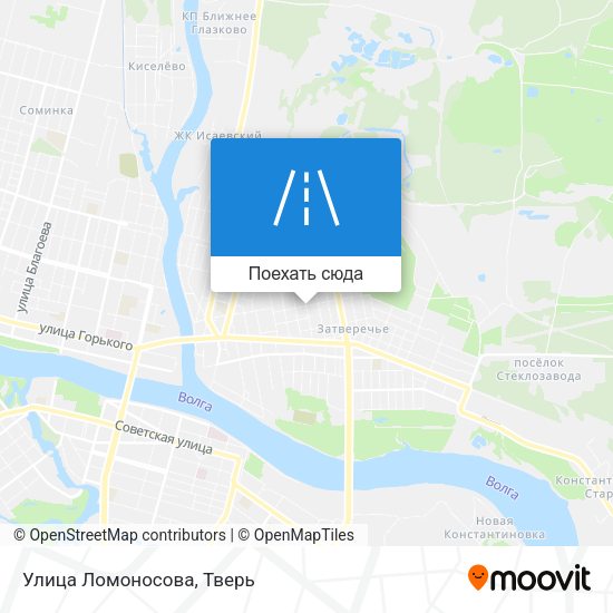 Карта Улица Ломоносова