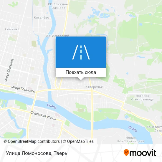 Карта Улица Ломоносова