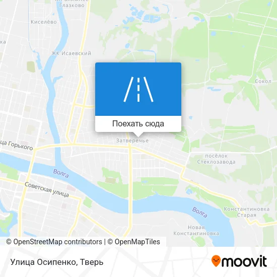 Карта Улица Осипенко