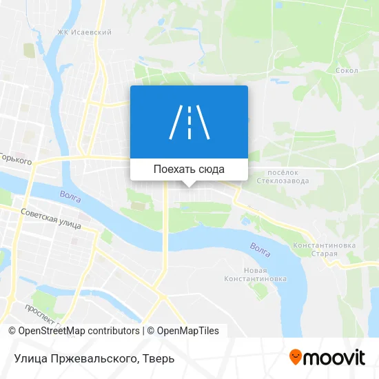 Карта Улица Пржевальского