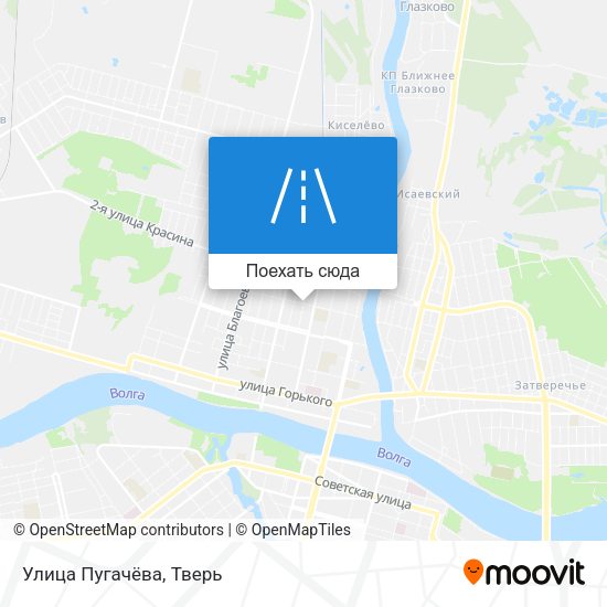 Карта Улица Пугачёва