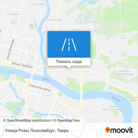 Карта Улица Розы Люксембург