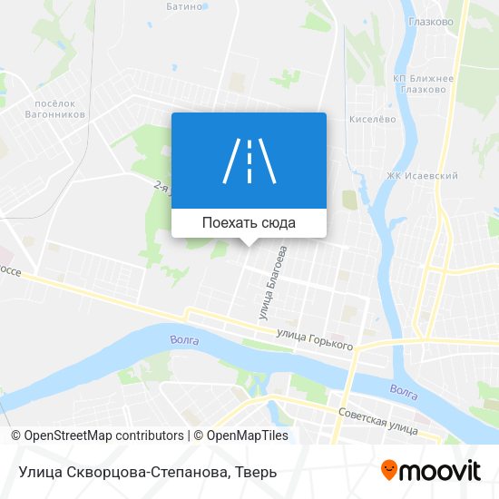 Карта Улица Скворцова-Степанова