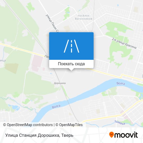 Карта Улица Станция Дорошиха