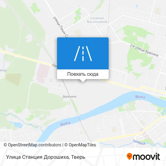 Карта Улица Станция Дорошиха