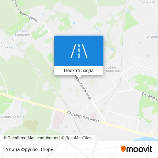 Карта Улица Фрунзе