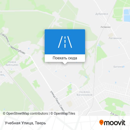 Карта Учебная Улица