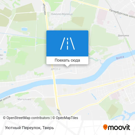 Карта Уютный Переулок