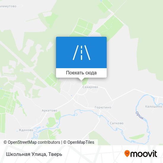 Карта Школьная Улица
