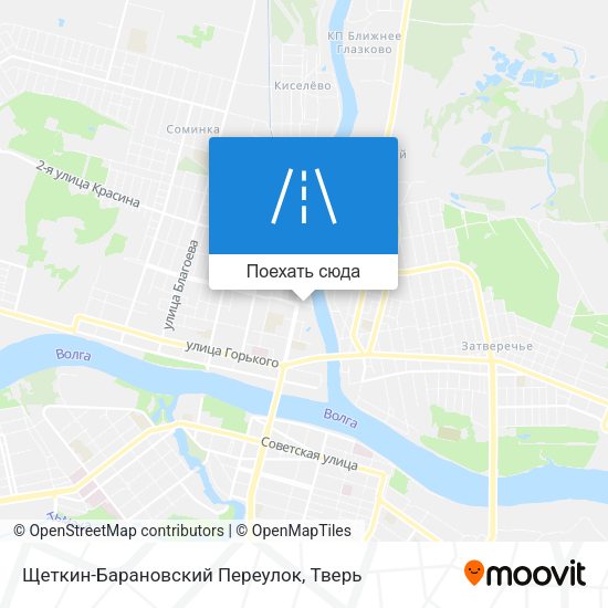 Карта Щеткин-Барановский Переулок