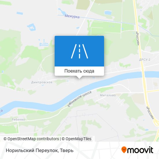 Карта Норильский Переулок