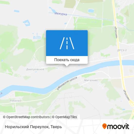 Карта Норильский Переулок