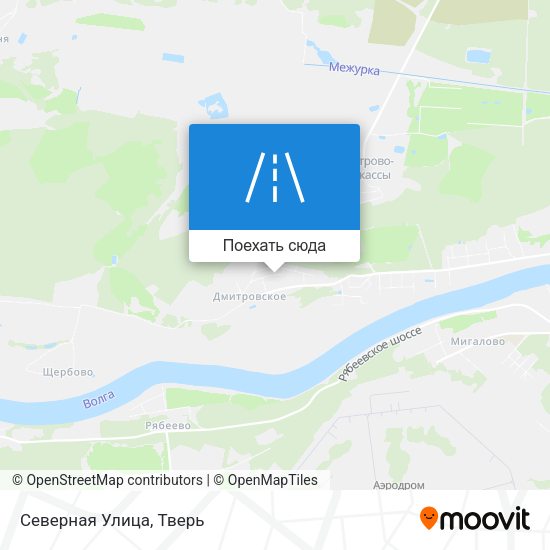 Карта Северная Улица