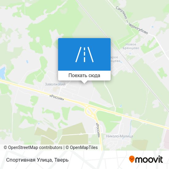 Карта Спортивная Улица
