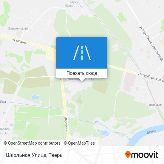 Карта Школьная Улица