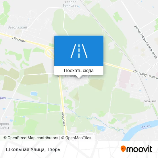 Карта Школьная Улица