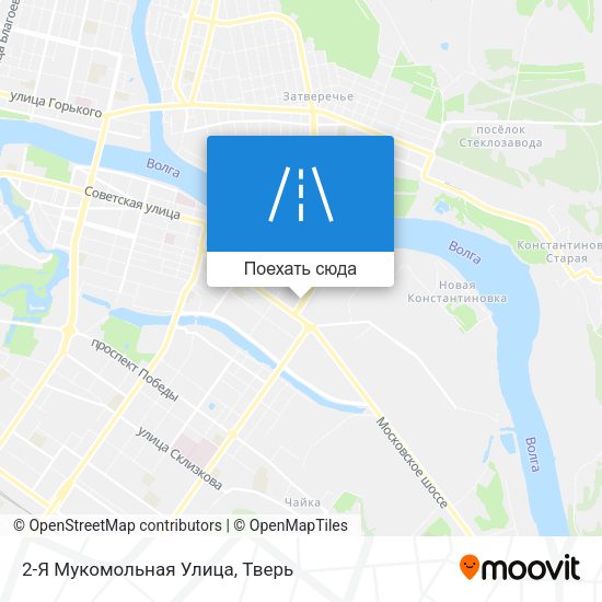 Карта 2-Я Мукомольная Улица