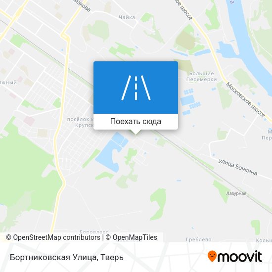 Карта Бортниковская Улица