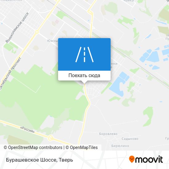 Карта Бурашевское Шоссе