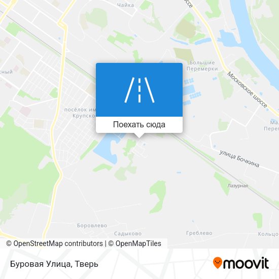 Карта Буровая Улица