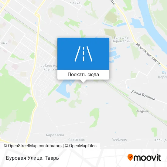 Карта Буровая Улица