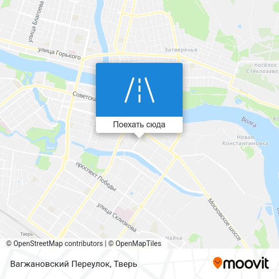 Карта Вагжановский Переулок