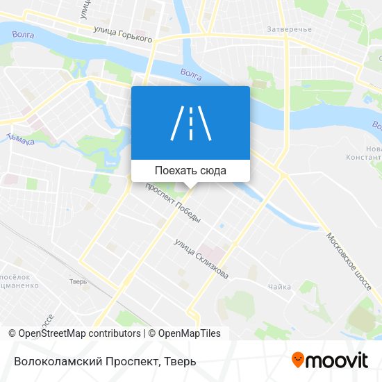 Карта Волоколамский Проспект