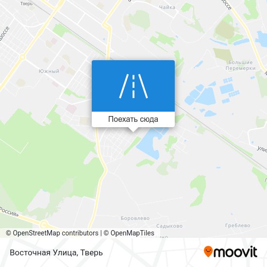 Карта Восточная Улица
