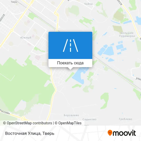 Карта Восточная Улица