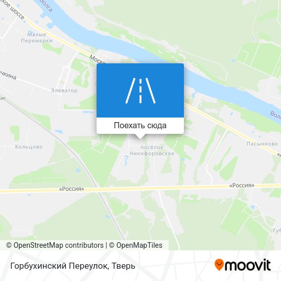 Карта Горбухинский Переулок