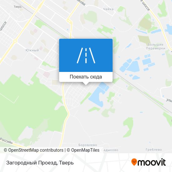 Карта Загородный Проезд