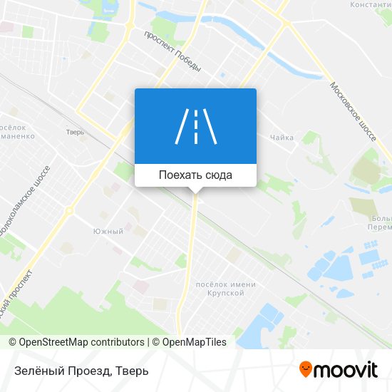 Карта Зелёный Проезд