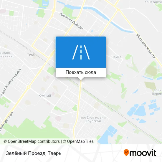 Карта Зелёный Проезд