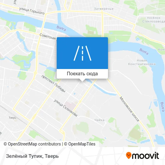 Карта Зелёный Тупик