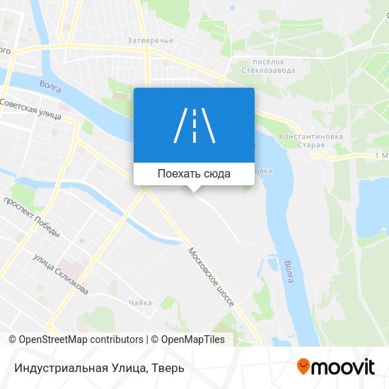Карта Индустриальная Улица