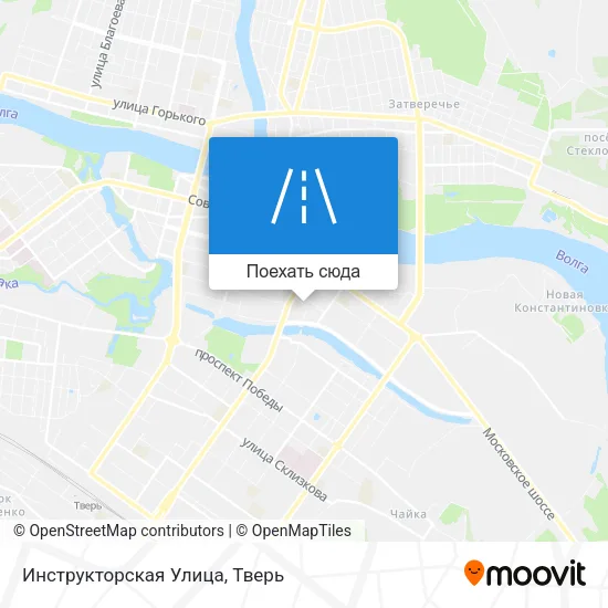 Карта Инструкторская Улица